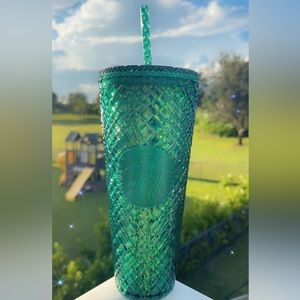 Starbucks Emerald Green Sparkling Gorgeous Tumbler